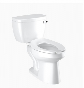 Sloan Two-Piece Pressure-Assist Toilet with SloanTec Glaze 1.28 gpf, RH